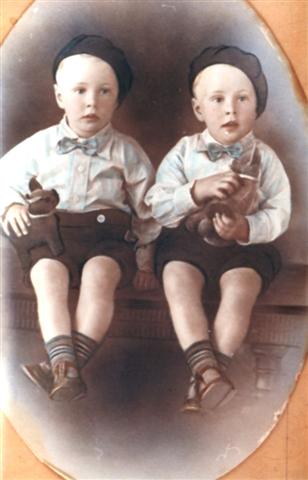 The twins at 2 years of age